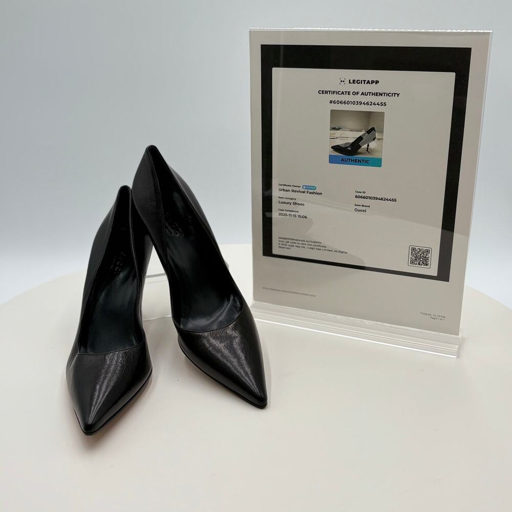 Authenticated Gucci Bamboo high heels